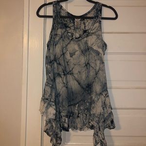 Hard Tail tie dye tank top